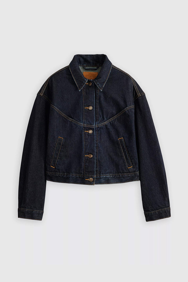 Shrunkrn '90S Western Trucker Jacekt