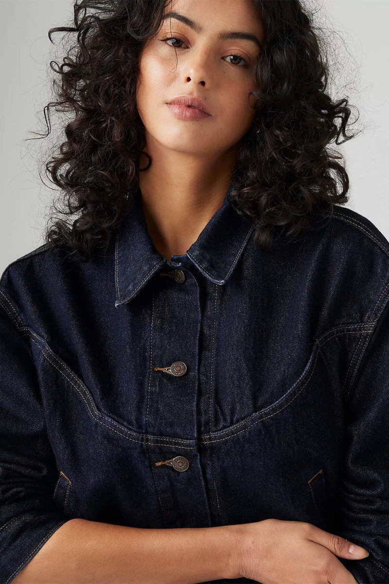 Shrunkrn '90S Western Trucker Jacekt