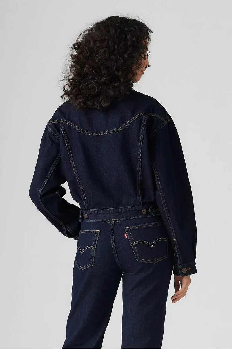 Shrunkrn '90S Western Trucker Jacekt