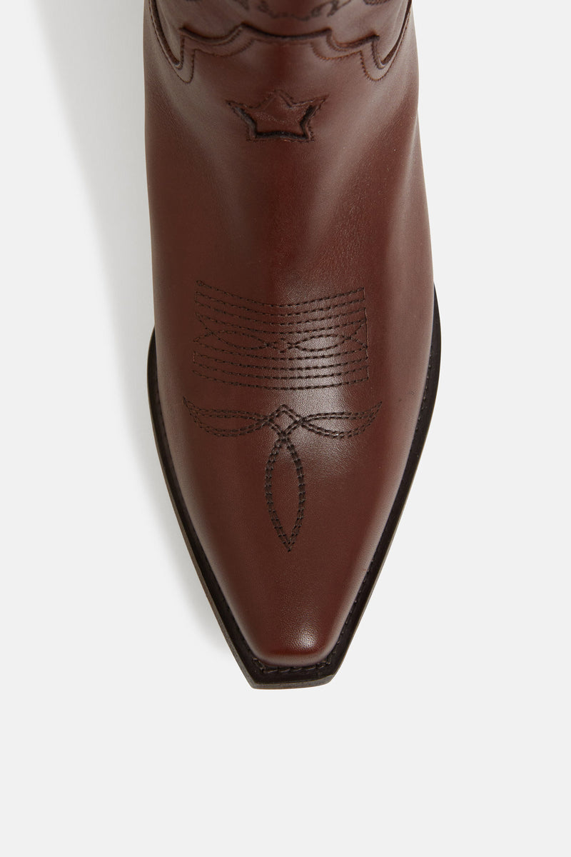 Lisa Embroidered Ranger Boots