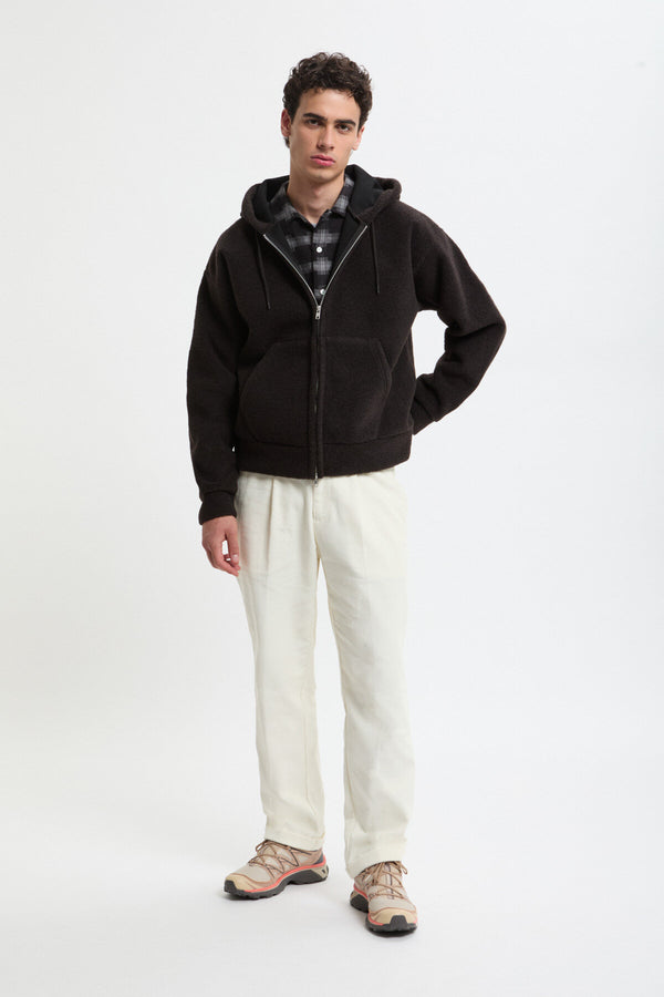 Silver Full Zip Hoody