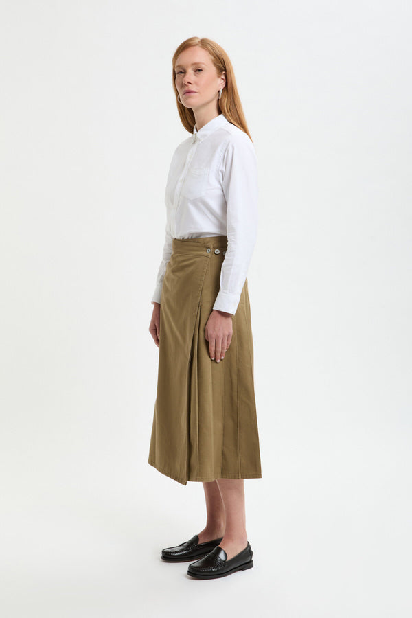 Chino Wrap Skirt