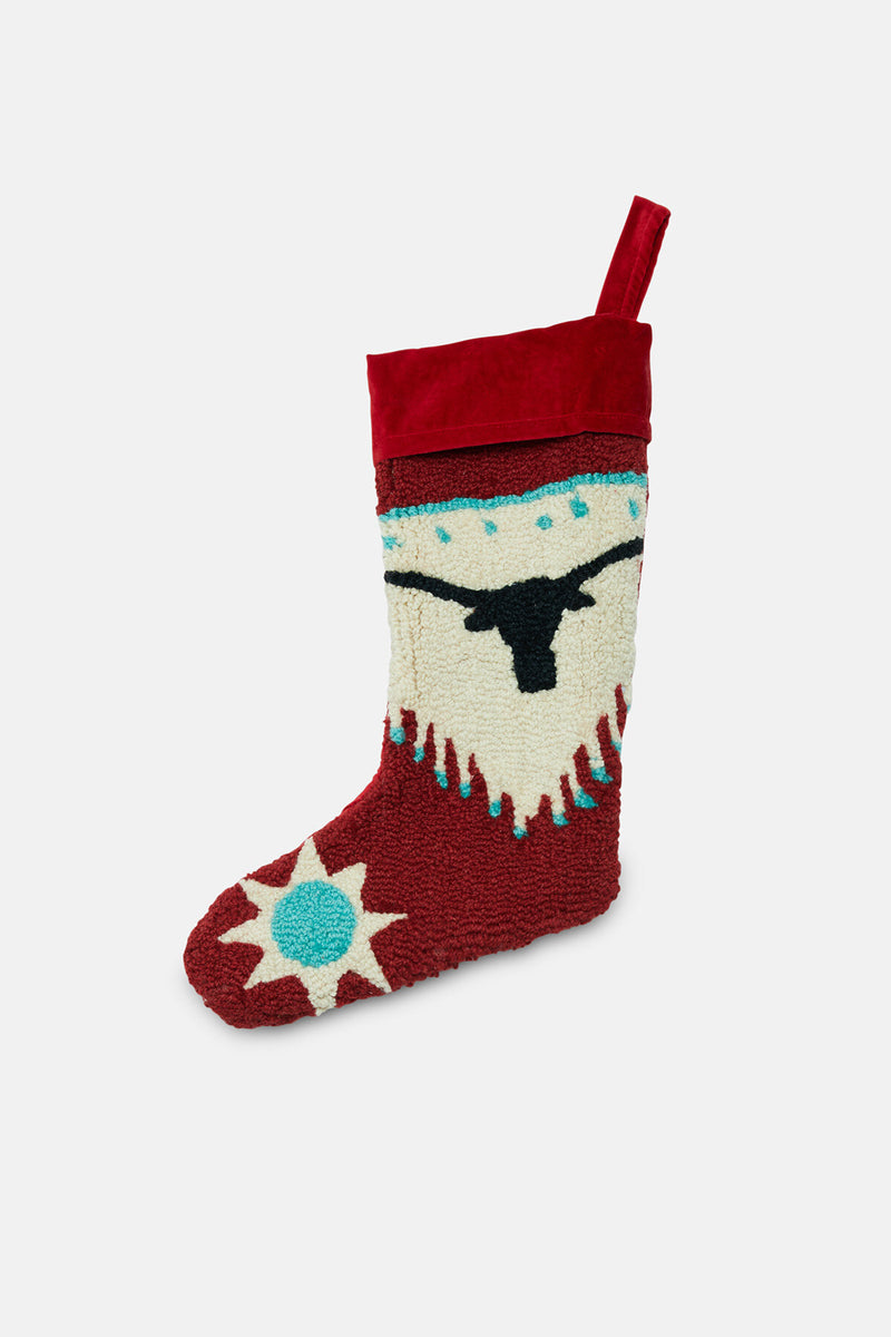 Christmas Stocking Longhorn
