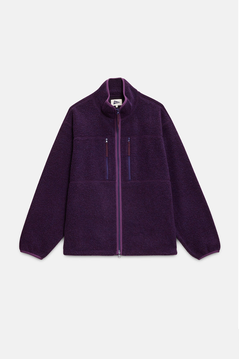 Antonio Wool Zip Up Cardigan