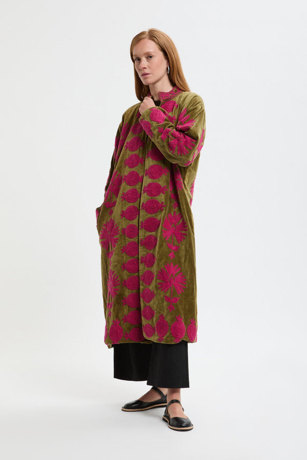 Long Velvet Kimono