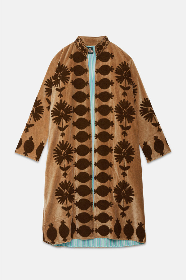 Long Velvet Kimono