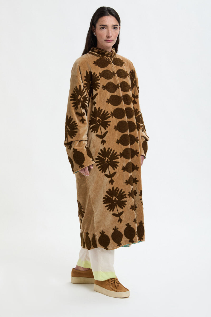Long Velvet Kimono