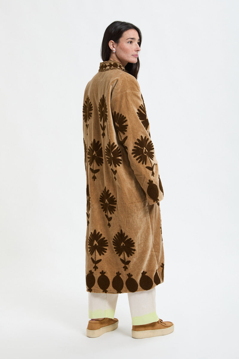 Long Velvet Kimono