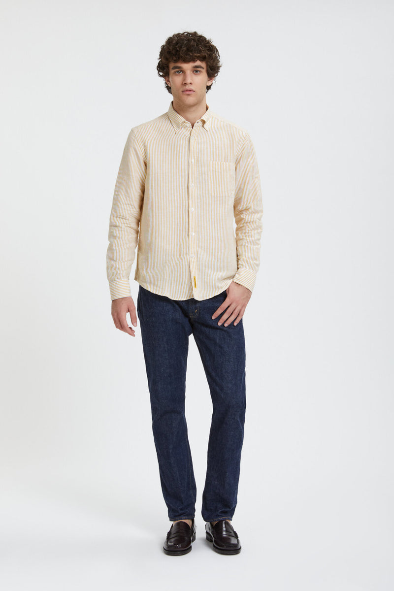 Bradford Striped Linen Blend Shirt