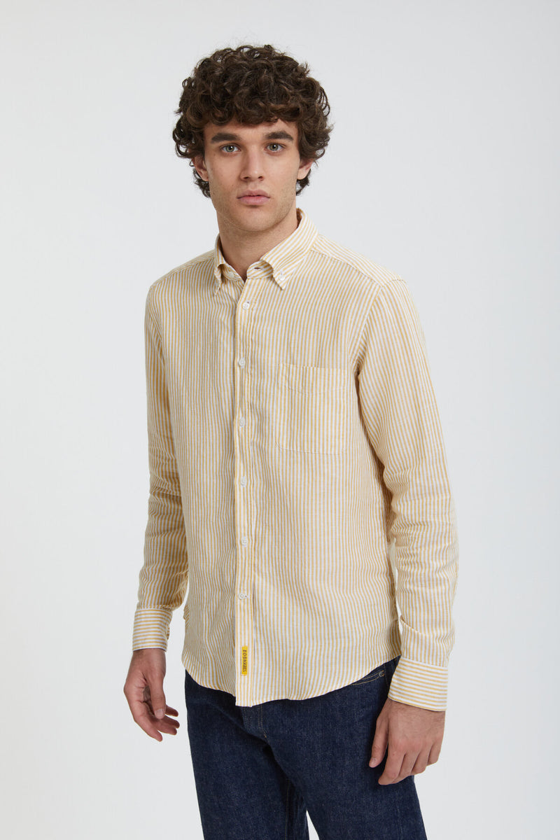 Bradford Striped Linen Blend Shirt