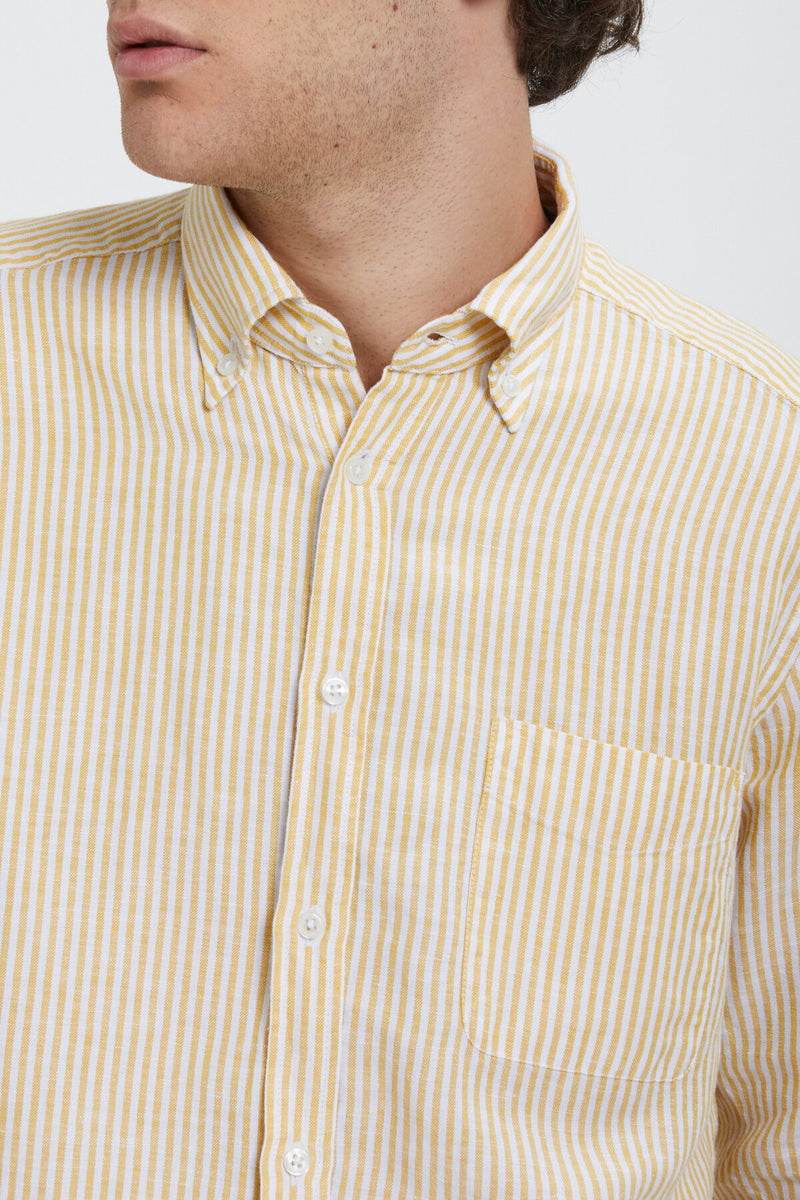 Bradford Striped Linen Blend Shirt