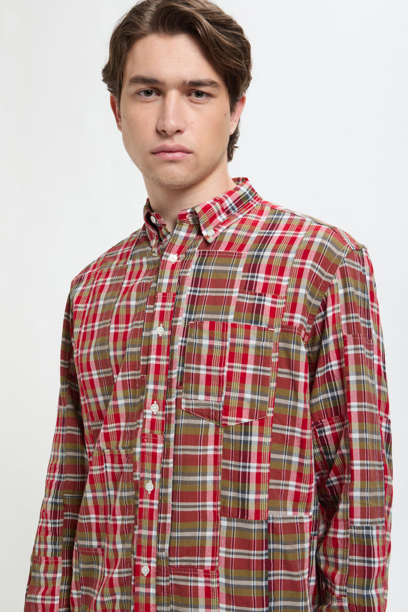 CHECKED BD SHIRT WITH CHEST POCKET