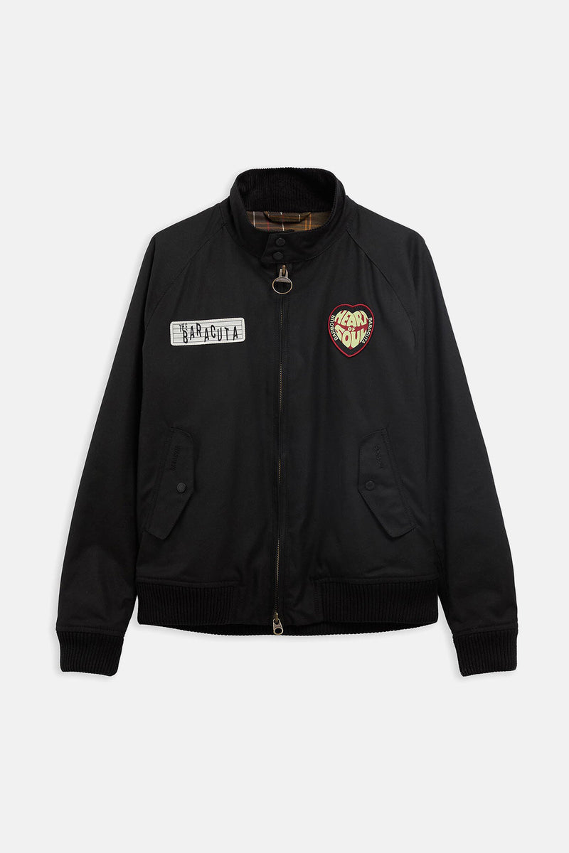 BARBOUR X BARACUTA BADGED PORTON WAX JACKET