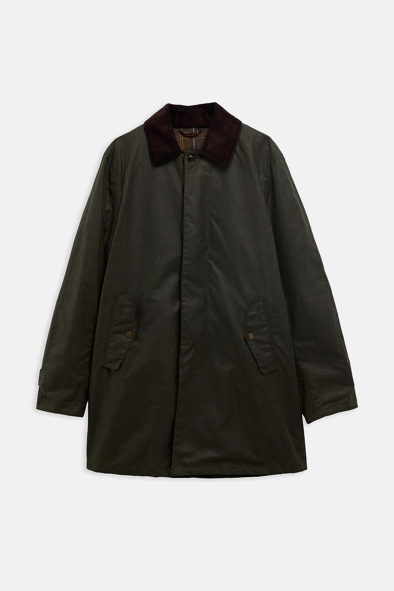 BARBOUR X BARACUTA TYNE WAXED COAT