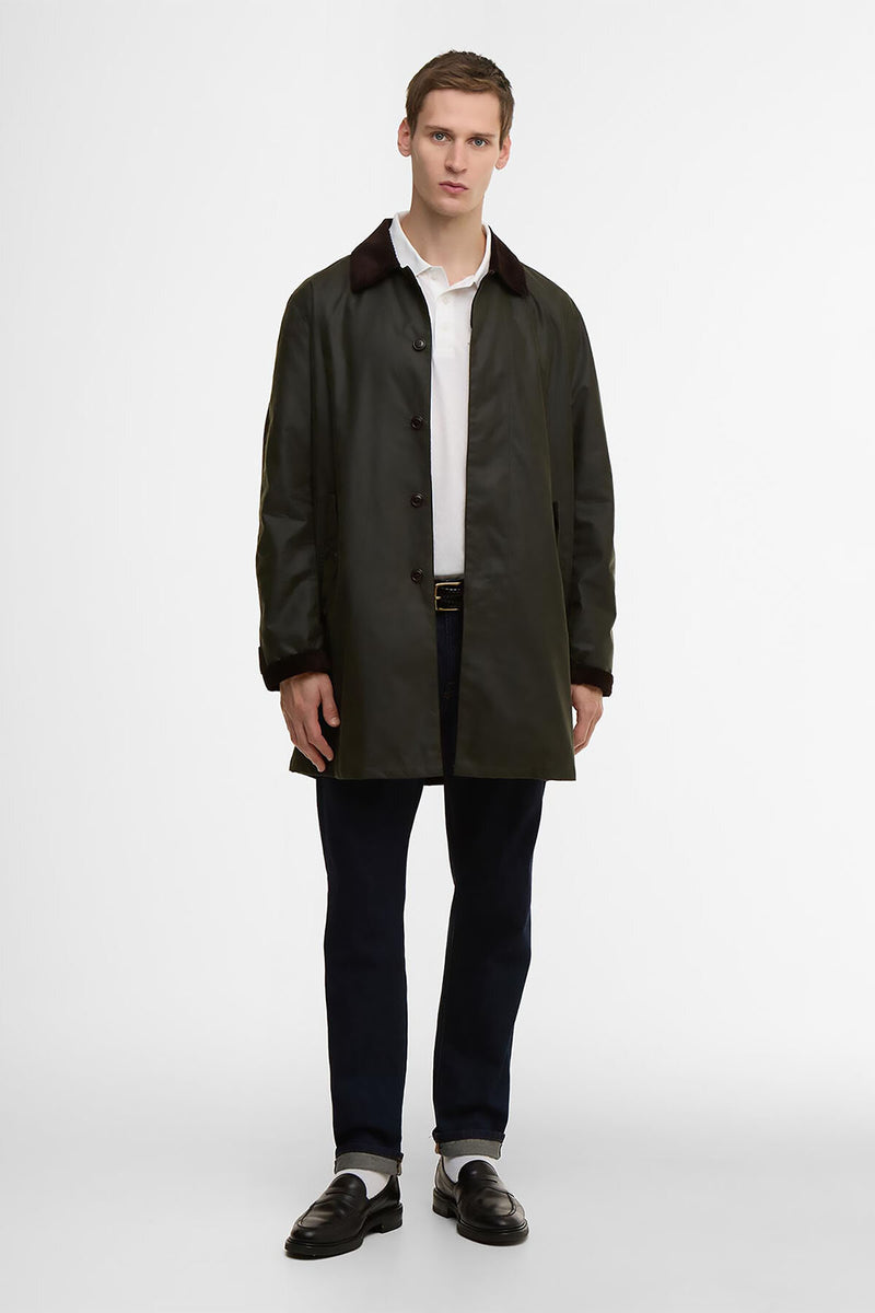 BARBOUR X BARACUTA TYNE WAXED COAT