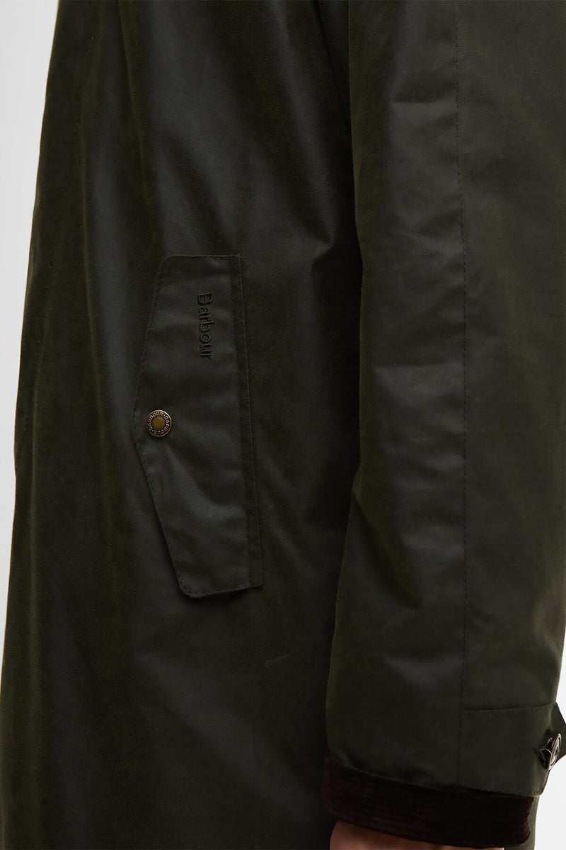 BARBOUR X BARACUTA TYNE WAXED COAT