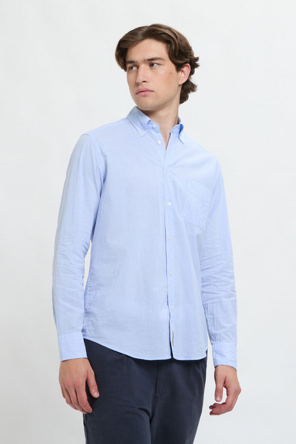 Bradford striped long-sleeved shirt