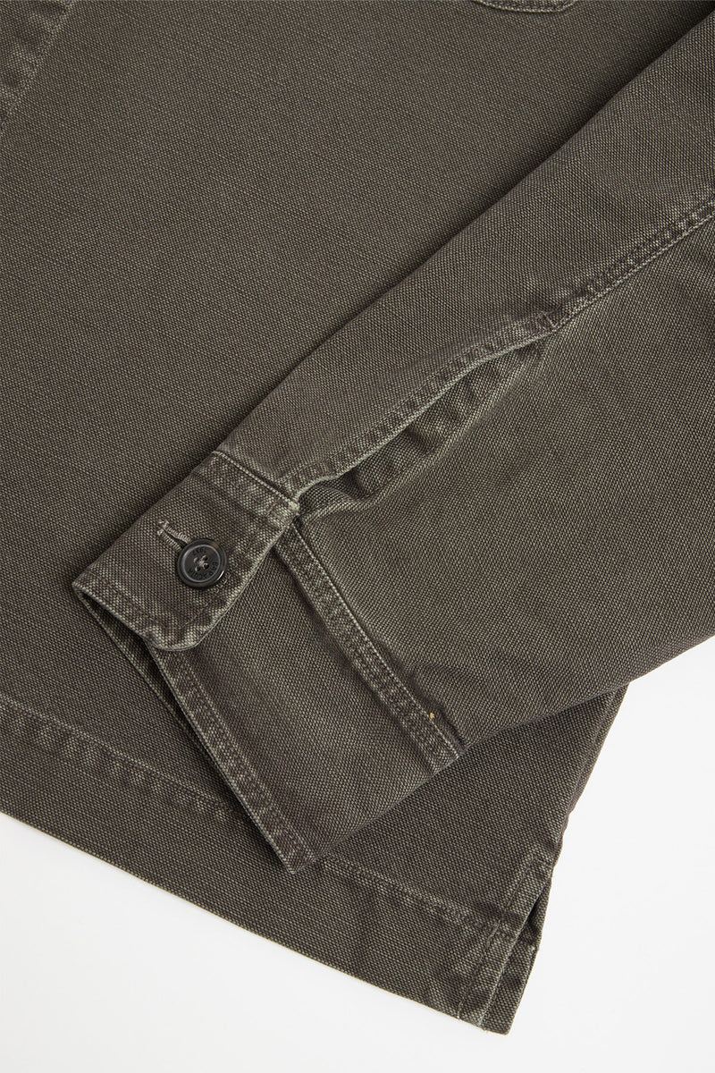 Canvas Garment Dyed Overshirt