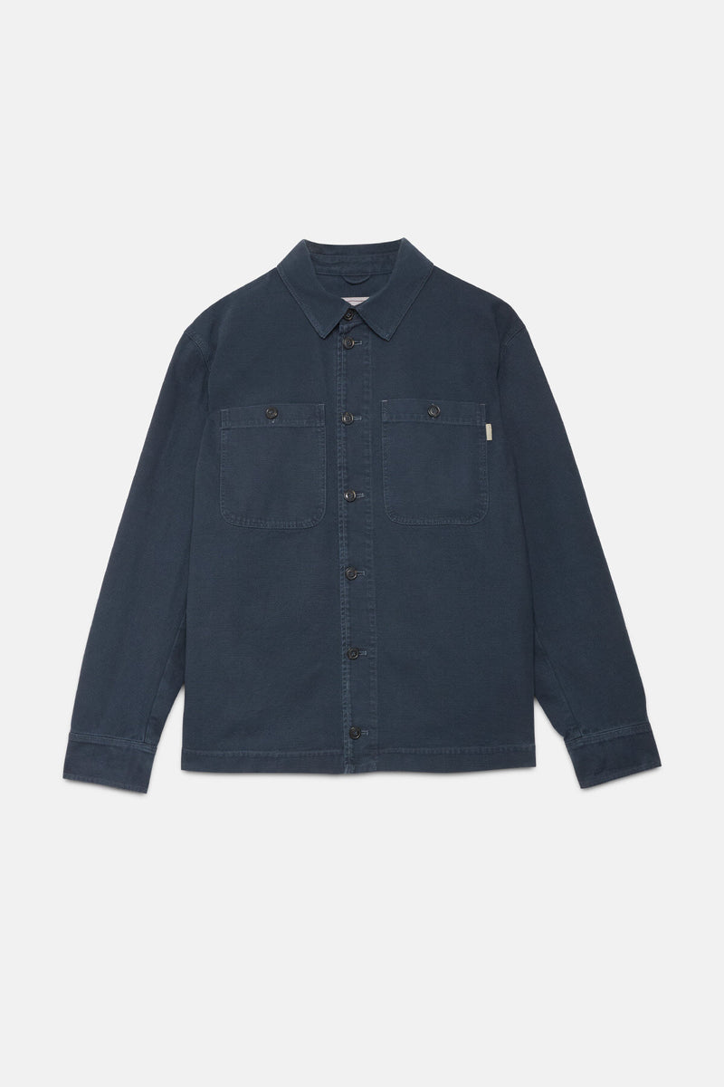 Canvas Garment Dyed Overshirt