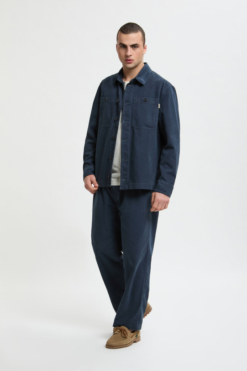 Canvas Garment Dyed Overshirt