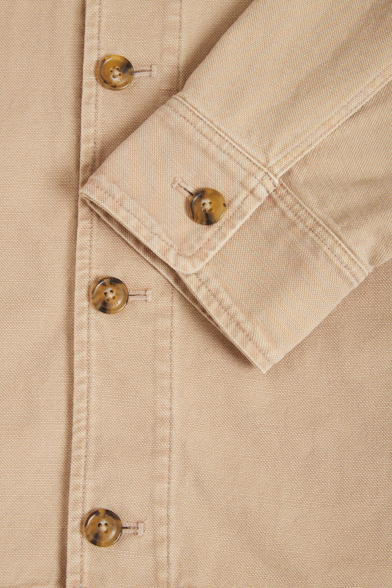 Canvas Garment Dyed Overshirt