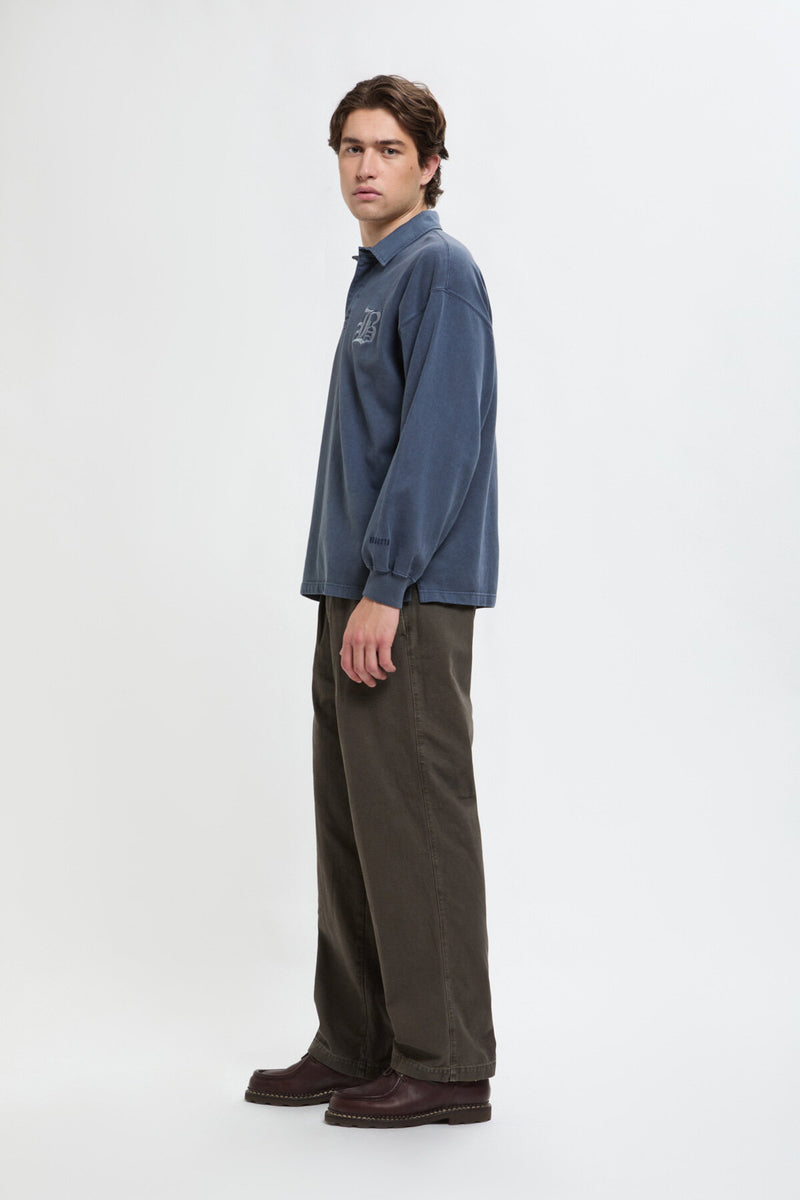 Canvas Garment Dyed Trousers