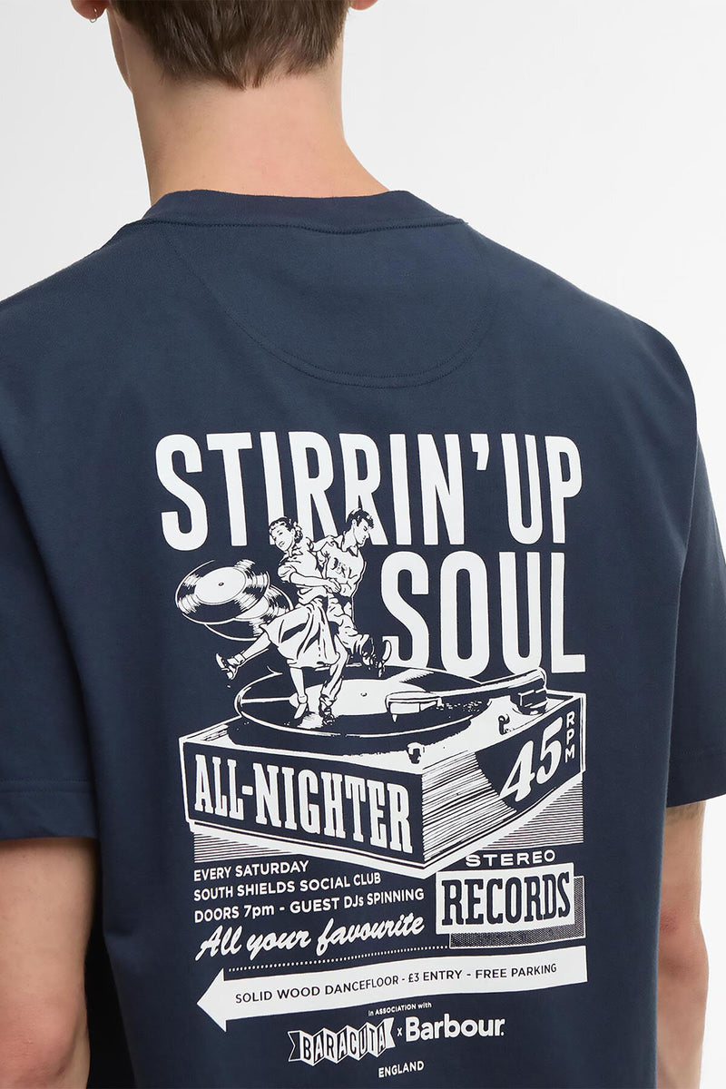 BARBOUR X BARACUTA ALL NIGHTER TEE