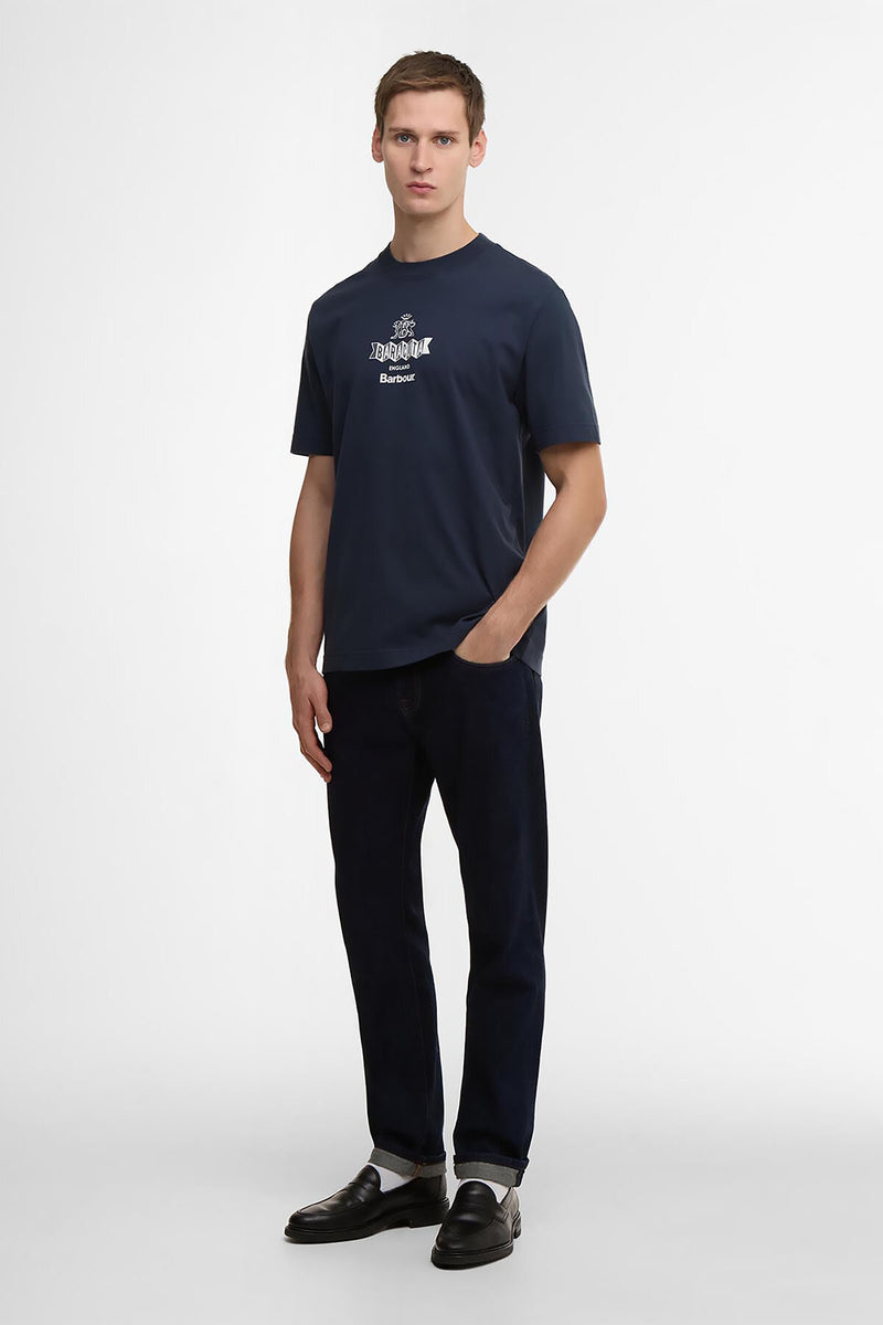 BARBOUR X BARACUTA VYNIL TEE