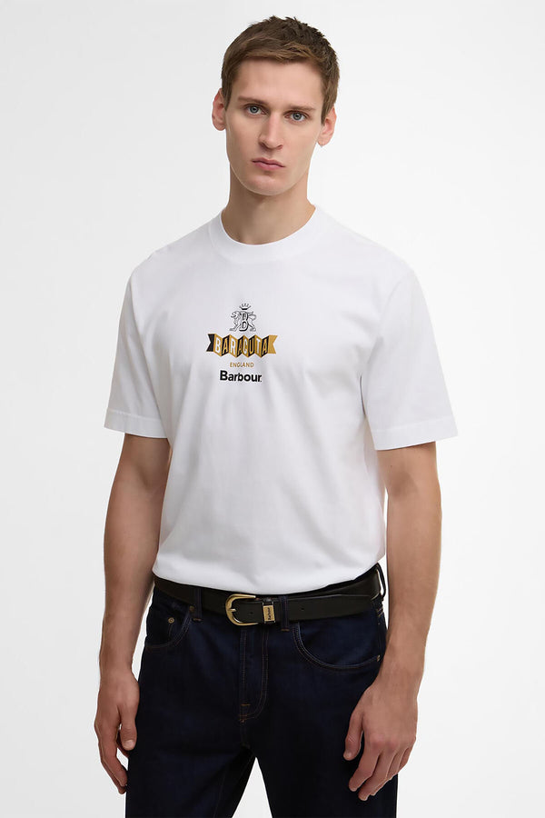 BARBOUR X BARACUTA VYNIL TEE