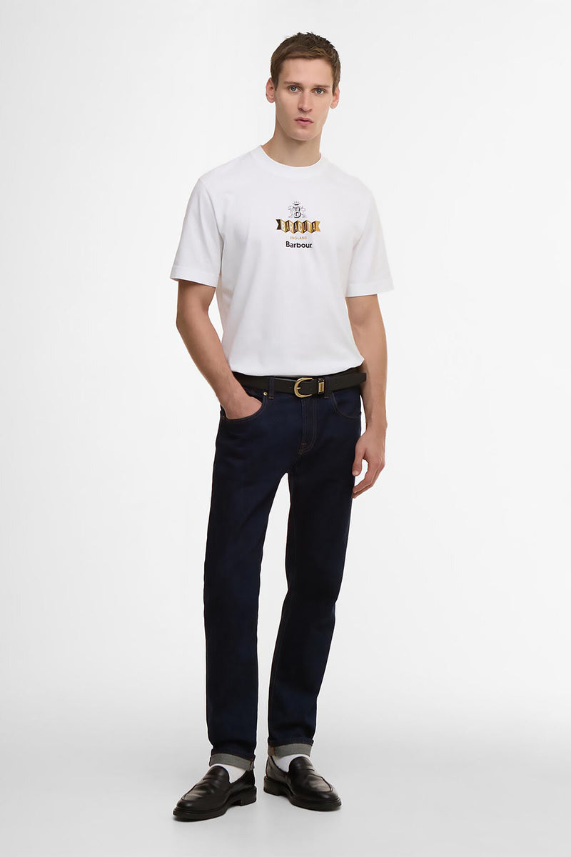 BARBOUR X BARACUTA VYNIL TEE