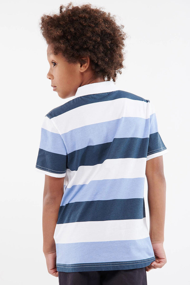 Boys Logan Striped Polo Shirt