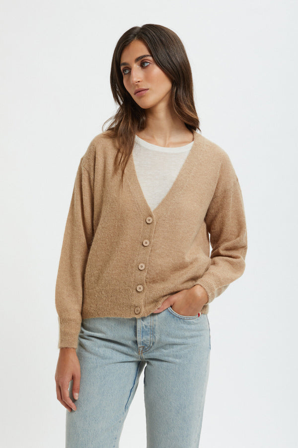 Long-sleeved V Neck pullover