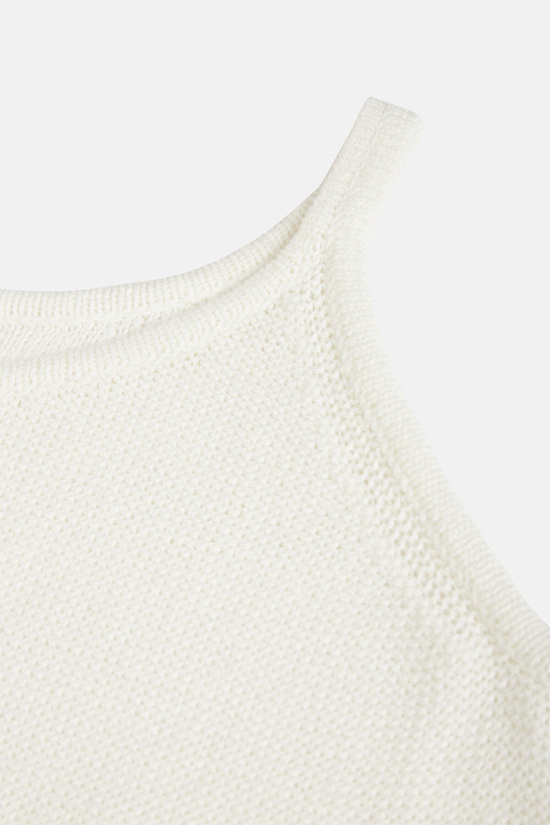 Round Sleveless Dress