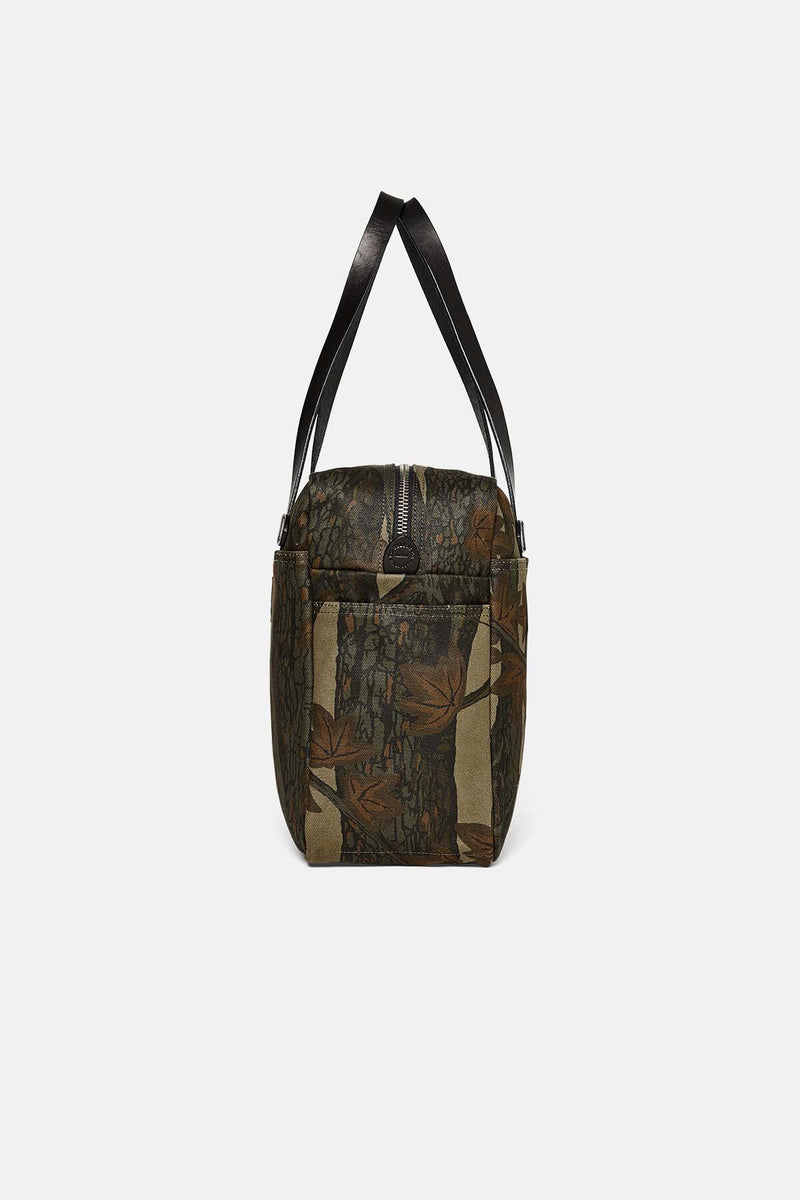 RUGGED TWILL TOTE BAG WITH ZIPPER