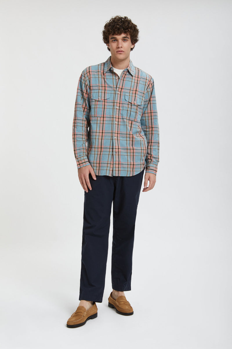 FILSON'S WASHED FEATHER CLOTH SHIRT