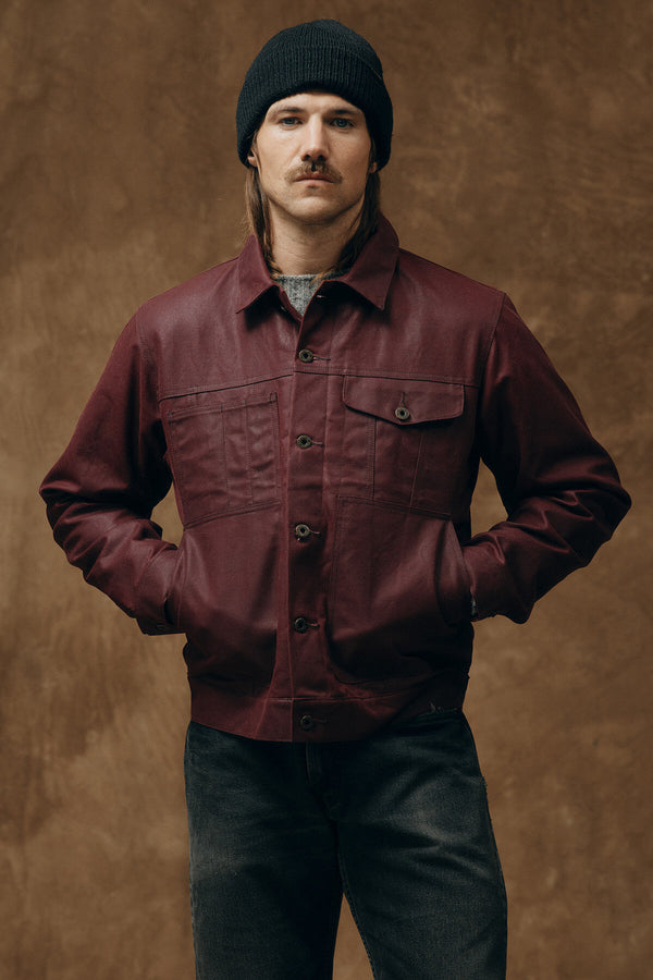 TIN CLOTH SHORT LINED CRUISER JACKET