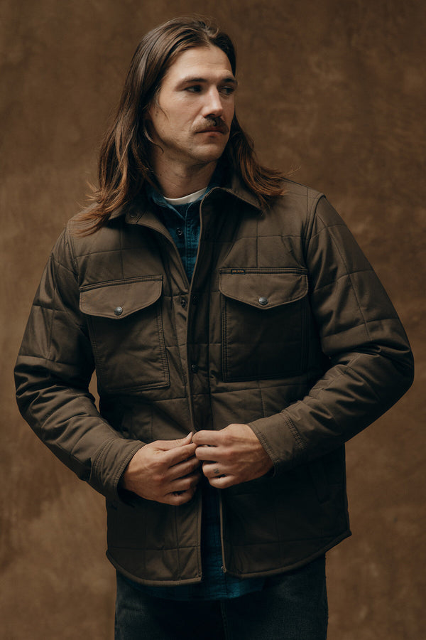 Cover Cloth Quilted Jac-shirt