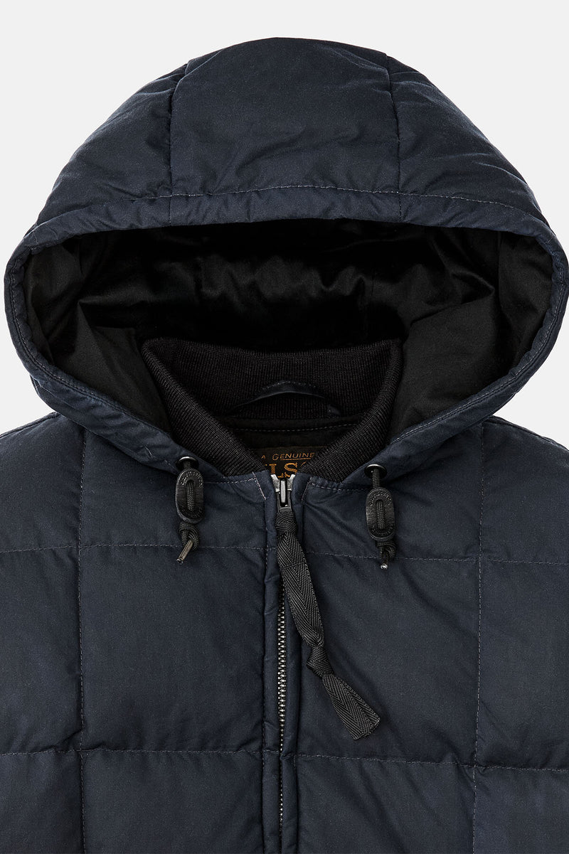 WAXED DOWN JACKET