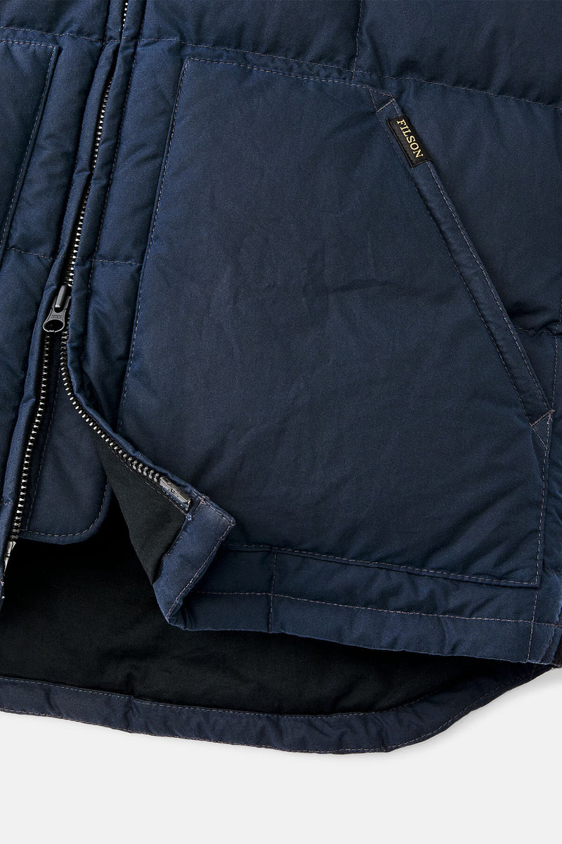 WAXED DOWN VEST