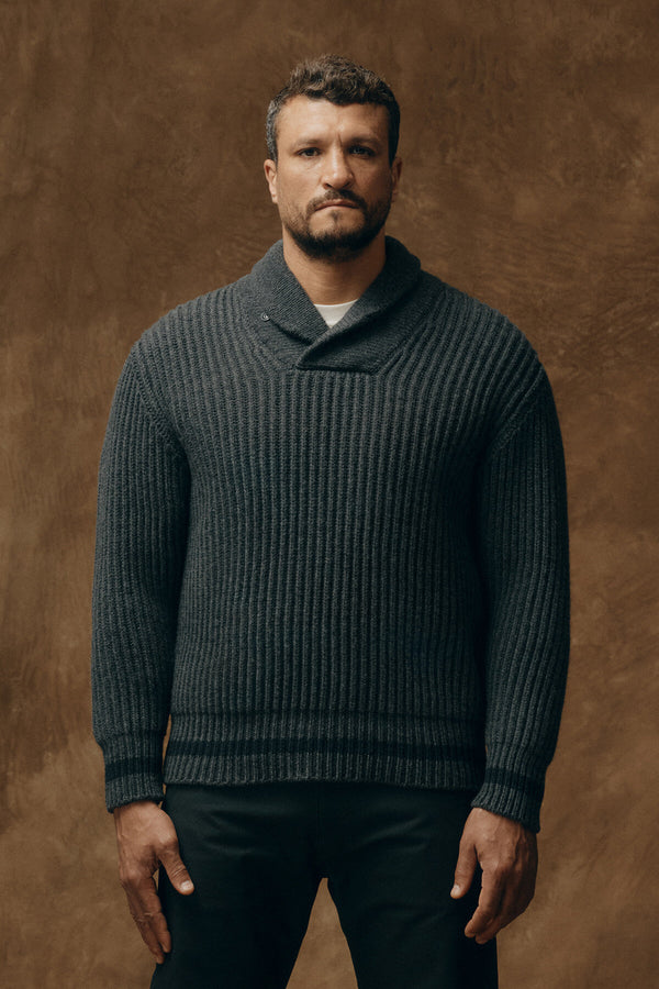Bristol Shawl Neck Sweater