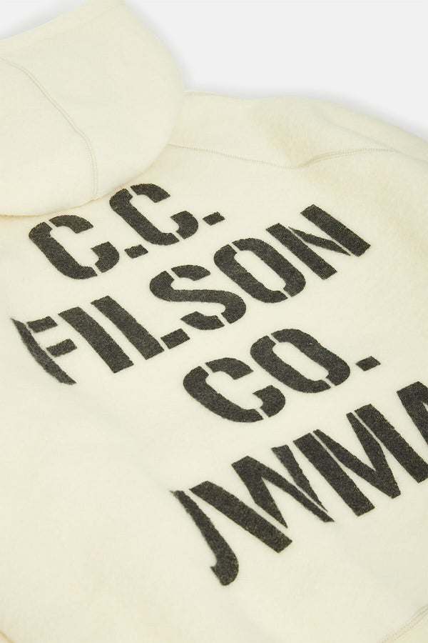 FILSON X JUNYA WATANABE GRAPHIC WOOL HOODIE