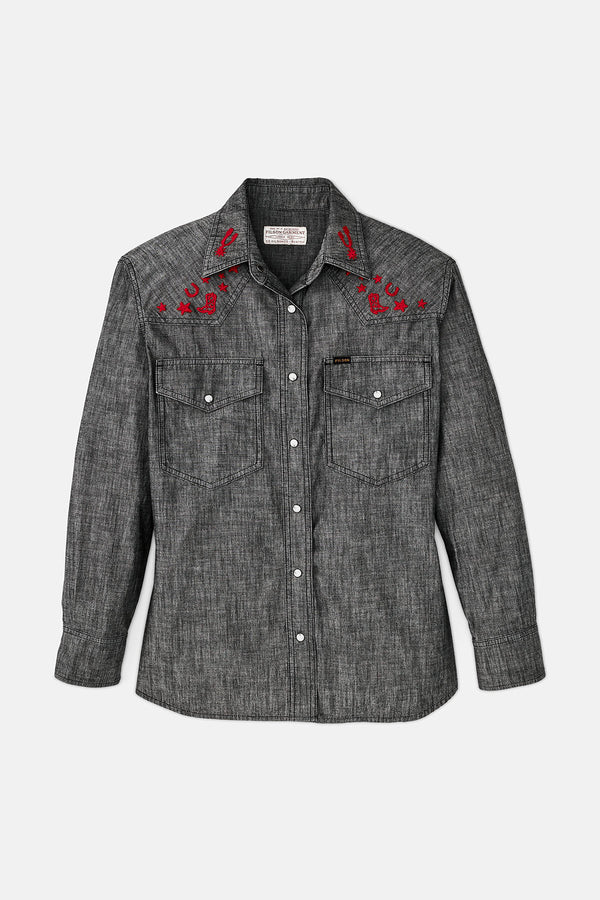 Women's Embroidered Western Shirt