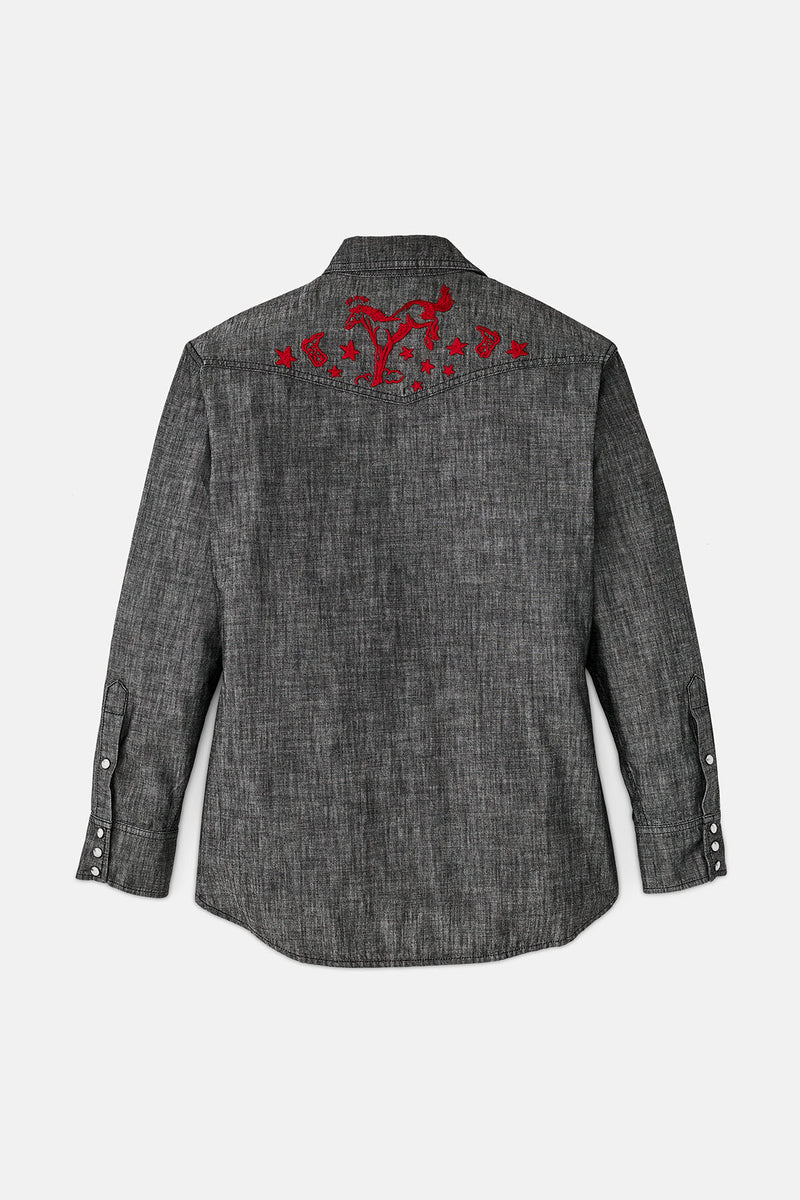 Women's Embroidered Western Shirt