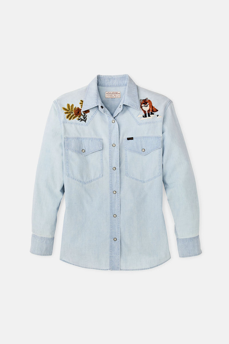 Women's Embroidered Western Shirt