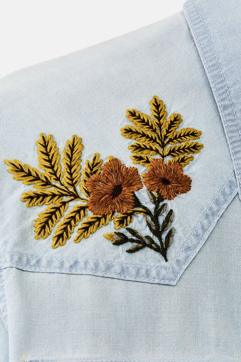 Women's Embroidered Western Shirt