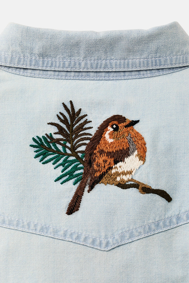 Women's Embroidered Western Shirt