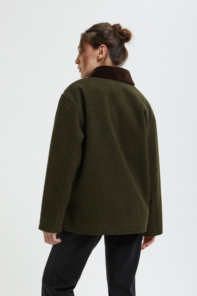 WOMEN'S MACKINAW WOOL BARN COAT