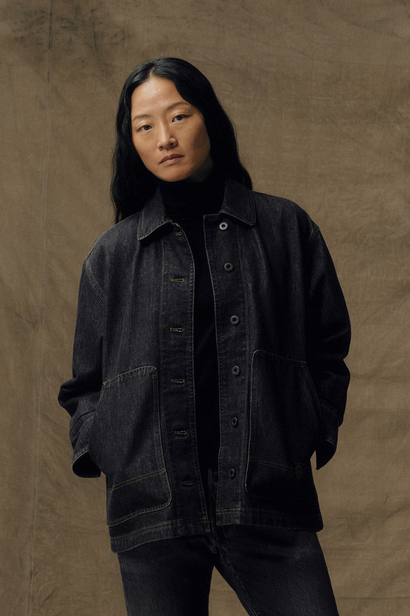 WOMEN’S DENIM BARN COAT
