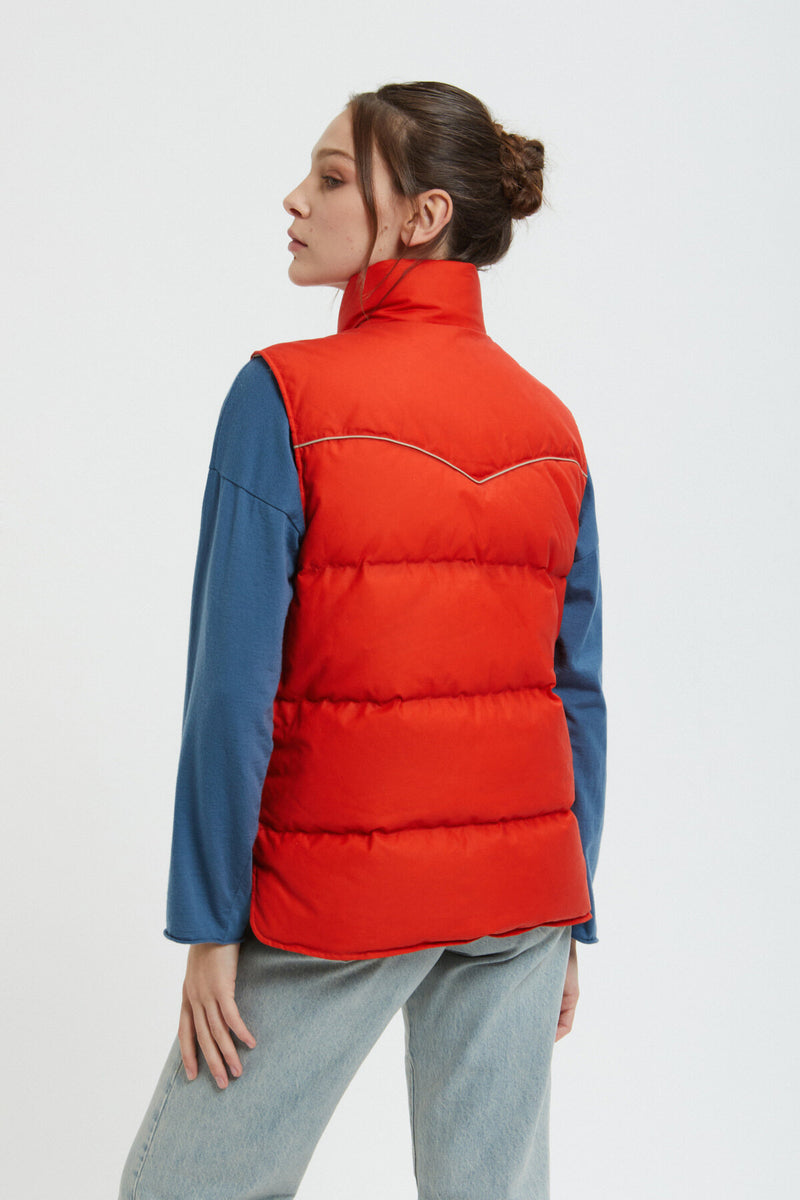 WOMEN'S WAXED DOWN VEST