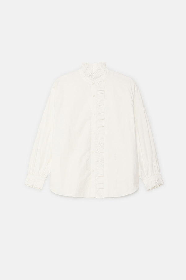 Ruffle Collar Shirt